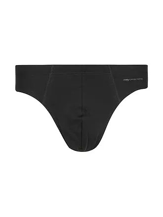 MEY | Slip CASUAL COTTON schwarz | 